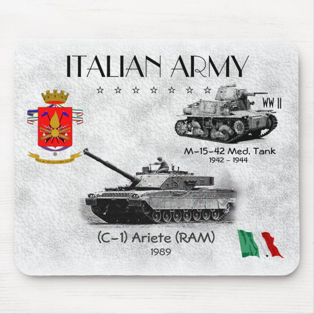 Tapis De Souris Réservoir italien (Devant)