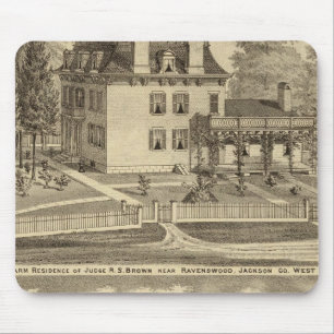 Tapis De Souris Résidence agricole du juge RS Brown