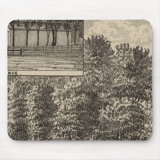 Tapis De Souris Résidence de DB Williams, Edgerton, Kansas (Devant)