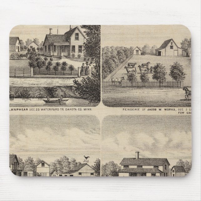 Tapis De Souris Résidences, Minnesota 2 (Devant)