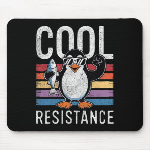 Tapis De Souris Résistance Cool subtile Tarifs de pingouin protest