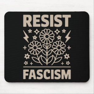 Tapis De Souris Résister à la protestation contre le fascisme Trum