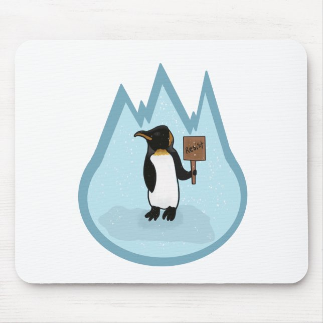 Tapis De Souris Résistez ! Pingouin (Devant)