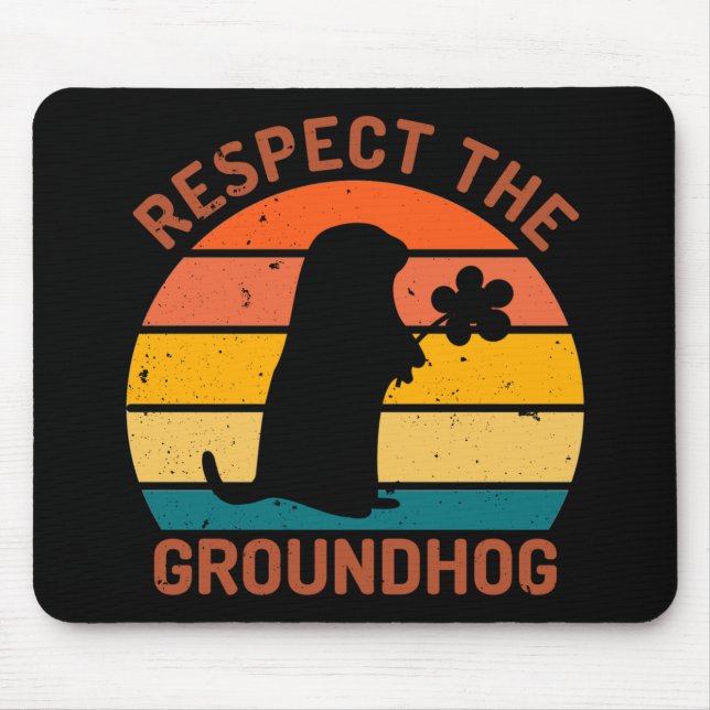 Tapis De Souris Respecter La Marmotte (Devant)
