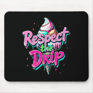 Tapis De Souris Respectez le Drip Bysebyll Cône de Glace Drip Homm