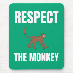 Tapis De Souris Respectez Le Singe