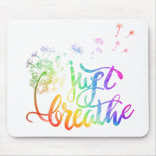 Tapis De Souris Respire   le dandelion souffle dans le vent