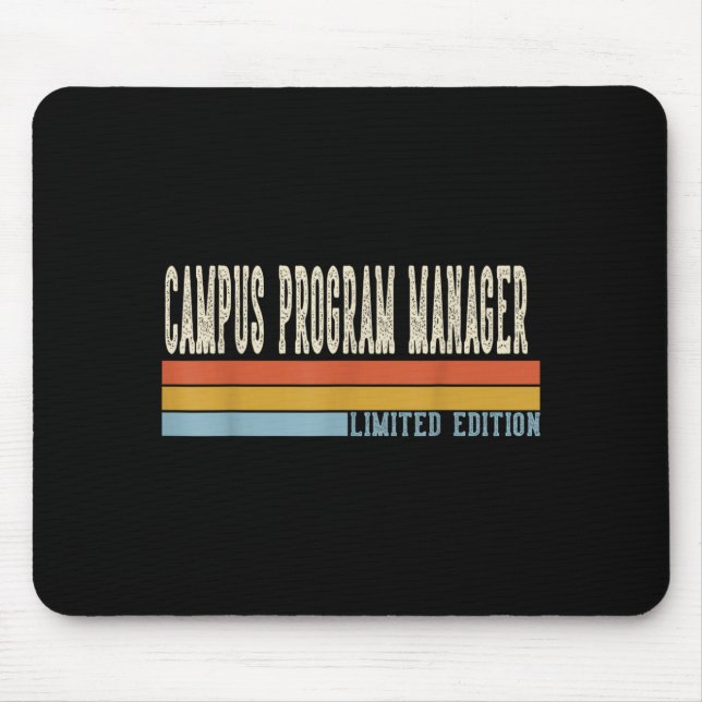 Tapis De Souris Responsable de programme universitaire Semaine Vin (Devant)
