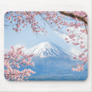 Tapis De Souris Ressort du lac mountain Kawaguchiko de Fuji au