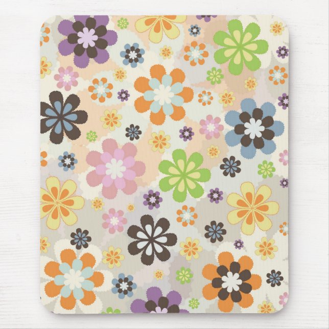 Tapis De Souris Ressort Mousepad floral (Devant)