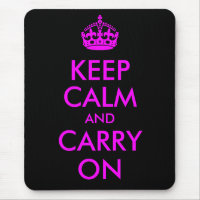 Restez calme et continuez sur Mousepad