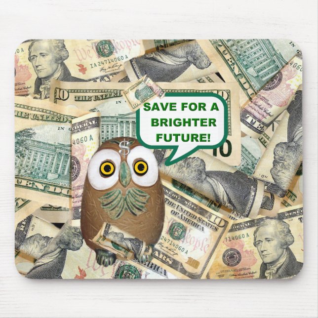 Tapis De Souris RETENEZ! Dollar Bill Mousepad (Devant)