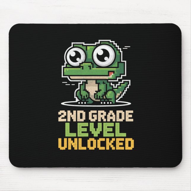 Tapis De Souris Retour à l'école Lizard Gamer 2e niveau U (Devant)