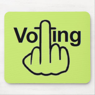 Tapis De Souris Retournement du vote de Mousepad