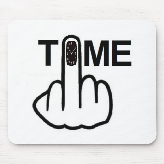 Tapis De Souris Retourner le temps Mousepad (Devant)