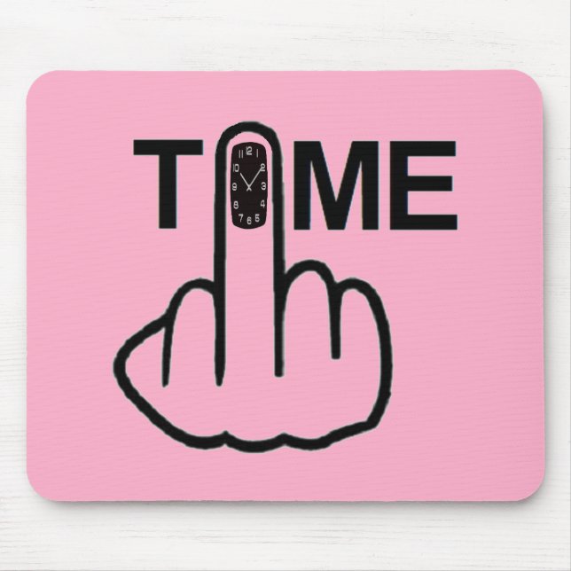 Tapis De Souris Retourner le temps Mousepad (Devant)