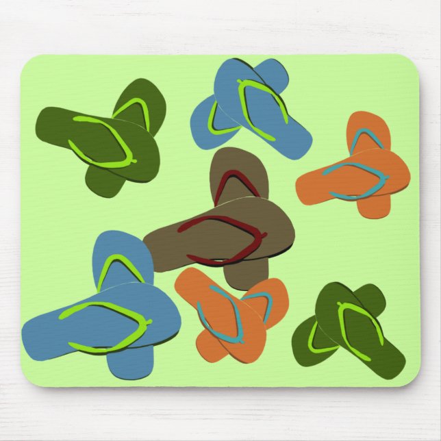 Tapis De Souris Retourner les volets Vector Art (Devant)