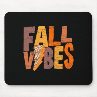 Tapis De Souris Retro Automne Vibes Saison Citrouille Automne Homm