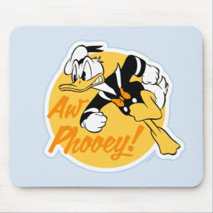 Tapis De Souris Rétro Badge Donald Duck "Oh zut alors"