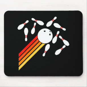 Tapis De Souris Retro Bowling Fun Bowling