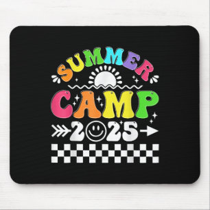 Tapis De Souris Rétro Camp d'été 2025 Vacances Correspondance de c