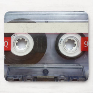 Tapis De Souris Rétro enregistreur à cassettes d'amusement