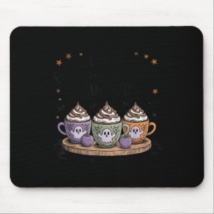 Tapis De Souris Rétro Fraîchement Boo'd Amoureux du Café Boujee Fa