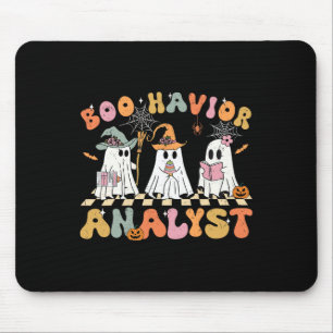 Tapis De Souris Rétro Ghost Boo Havior Analyste Thérapiste Bcba Ha