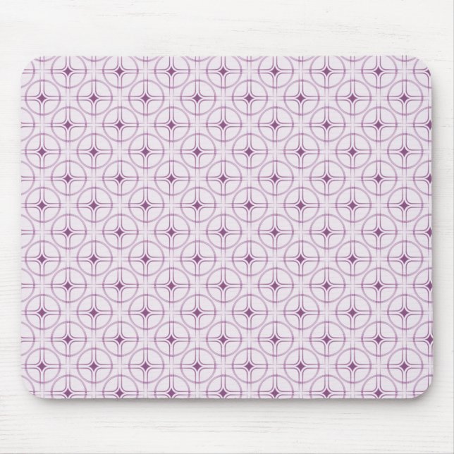 Tapis De Souris Rétro Glam Mousepad, violet (Devant)