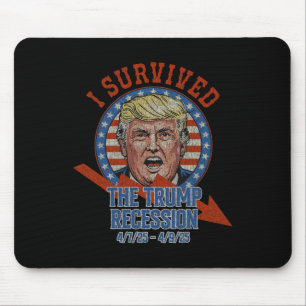 Tapis De Souris Retro I A Survécu À La Récession Trump 4725 - 4925