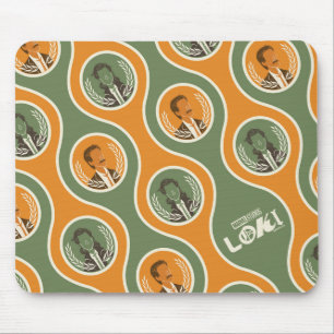 Tapis De Souris Retro Loki & Mobius Motif
