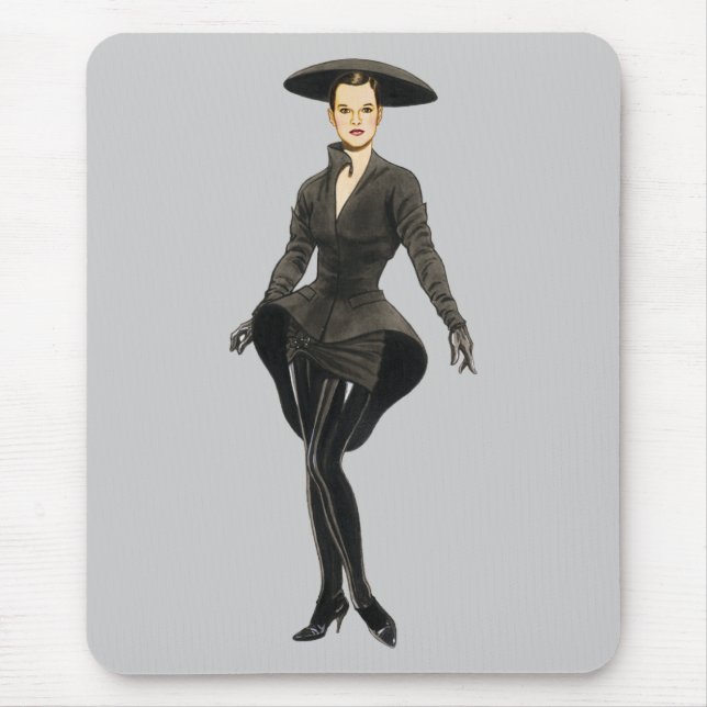 Tapis De Souris Rétro mode Mousepad (Devant)