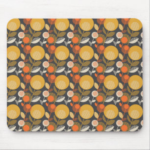 Tapis De Souris Rétro motif floral classique