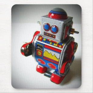 Tapis De Souris Rétro mousepad de robot