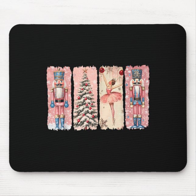 Tapis De Souris Retro Nutcracker Ballet Nk Christmas Xmas Vibes Wo (Devant)