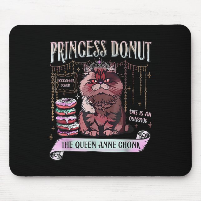 Tapis De Souris Retro Princess Donut Dungeon Crawler Carl Book Lov (Devant)