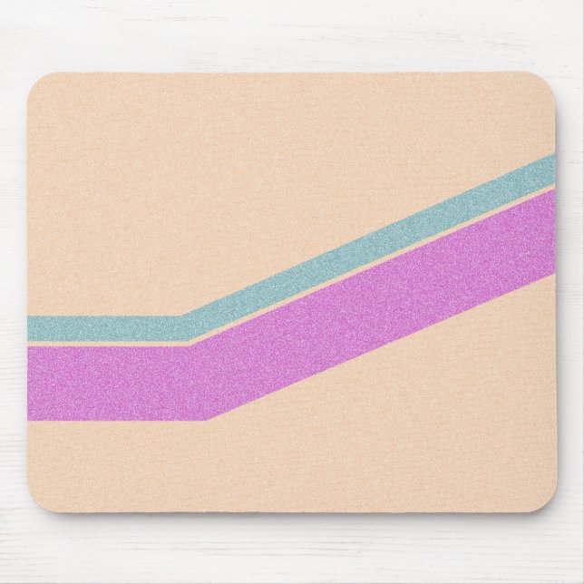 Tapis De Souris Rétro rayure Mousepad (Devant)