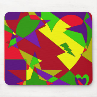 Tapis De Souris Rétro résumé coloré
