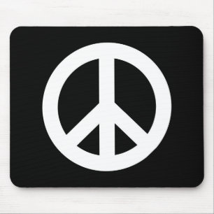 Tapis De Souris Rétro signe de paix