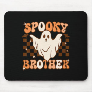 Tapis De Souris Retro Super Fantôme Éffrayant Frère Costume Corres