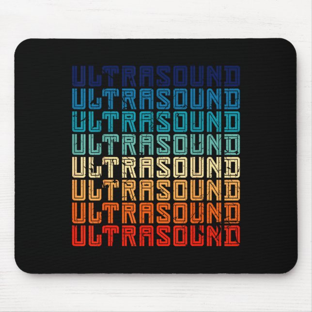 Tapis De Souris Retro Ultrasound Technologist  (Devant)
