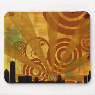 Tapis De Souris Rétro ville