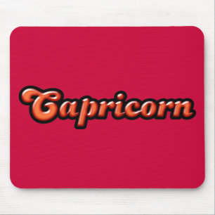 Tapis De Souris Retro Zodiac Capricorn