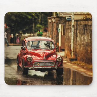 Tapis De Souris RetroMobile rouge. Mineur de Morris