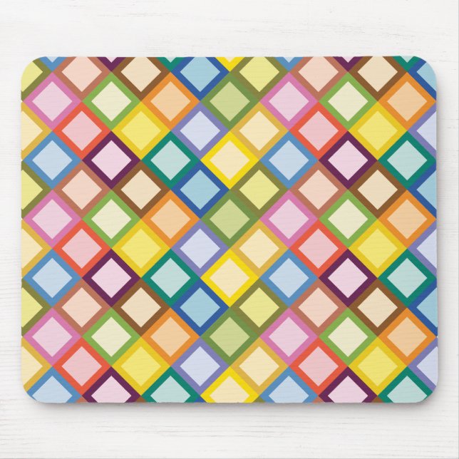 Tapis De Souris Rétros carrés Mousepad lumineux (Devant)
