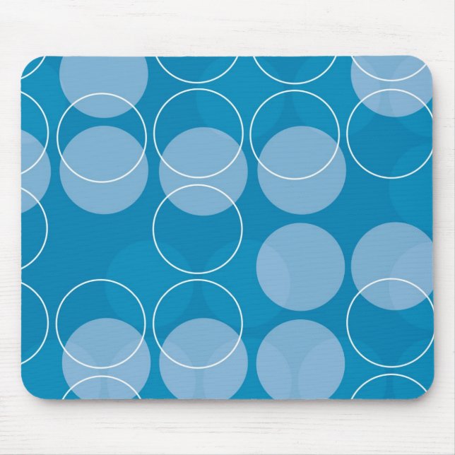 Tapis De Souris Rétros cercles (Devant)