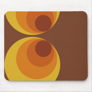 Tapis De Souris Rétros cercles Mousepad