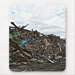 Tapis De Souris Réutilisez le déchet métallique à l'entrepôt 