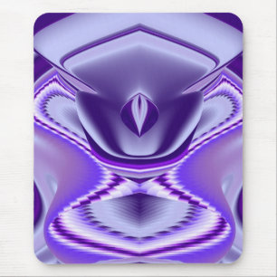 Tapis De Souris Rêve de fleurs violettes, Imaginaire Abstrait Rain