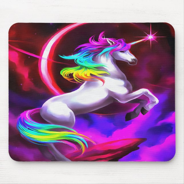 Tapis De Souris Rêve de licorne (Devant)